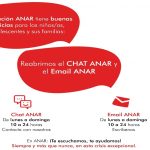 AVISO Fundación ANAR tiene buenas noticias para los niños/as, adolescentes y sus familias: Reabrimos el Chat ANAR.