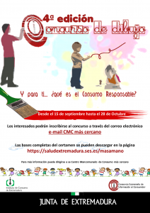 4ª edición del concurso de pintura infantil y juvenil bajo el lema “Y para ti… ¿qué es el Consumo Responsable?”